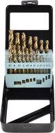 Σετ 19 τρυπάνια μετάλλου cobalt AWTOOLS 1,0-10,0mm
