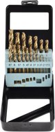 Σετ 19 τρυπάνια μετάλλου cobalt AWTOOLS 1,0-10,0mm