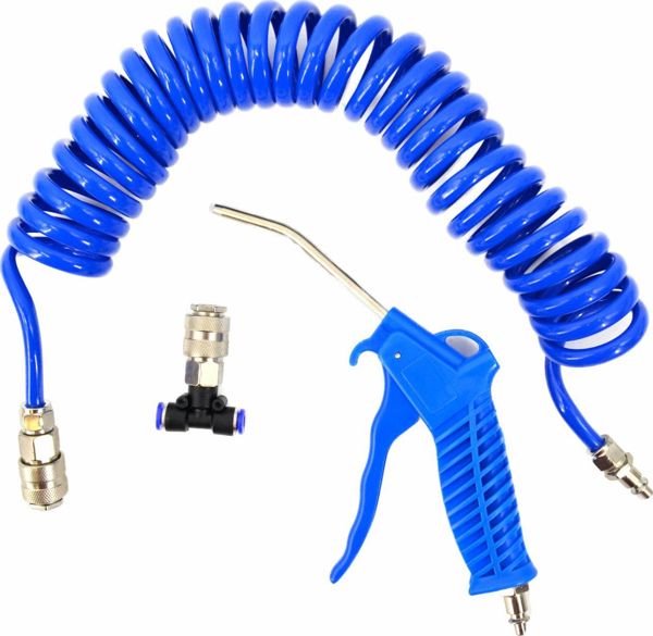AWTools Πιστόλι Φυσήματος Πεπιεσμένου Αέρα AW10082, Σετ 3 Τεμαχίων, Μήκος 90mm, Σύνδεσμος 1/8"