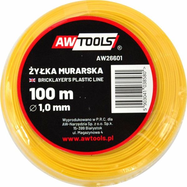 AWTools Νήμα Οικοδομής AWTOOLS 100m AW26601