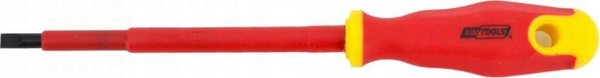 AWTools Κατσαβίδι Επίπεδο VDE 5.5x125mm, Ατσάλι CrV S2, Αντιολισθητική Λαβή TPR