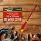 AWTools Κατσαβίδι Επίπεδο VDE 5.5x125mm, Ατσάλι CrV S2, Αντιολισθητική Λαβή TPR
