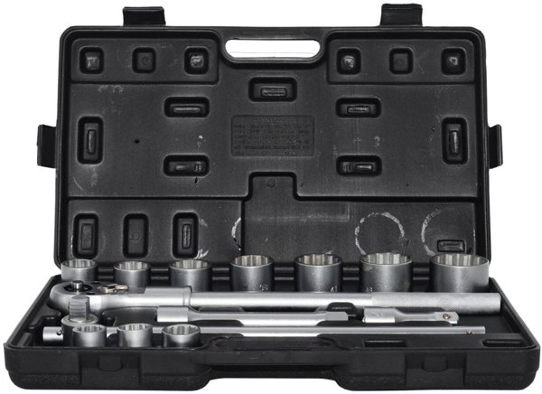 AWTOOLS ZESTAW KLUCZY NASADOWYCH 12KATNYCH 21 ELEMENTOW 3/4"