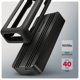 Axagon EEM2-40G Εξωτερική Θήκη για M.2 NVMe SSD, USB-C 40 Gbps, Αλουμίνιο