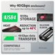Axagon EEM2-40G Εξωτερική Θήκη για M.2 NVMe SSD, USB-C 40 Gbps, Αλουμίνιο