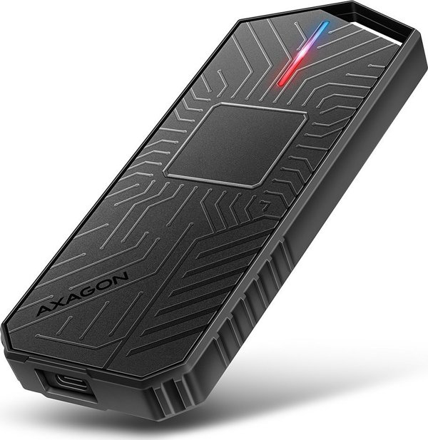 Axagon EEM2-GAM Θήκη για NVMe & SATA M.2 SSD, USB-C 10Gbps, Tool-free, Μαύρο