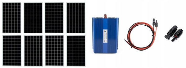 AZO Digital Zestaw do grzania wody w bojlerach 8xPV Mono 3500 ECO Solar Boost