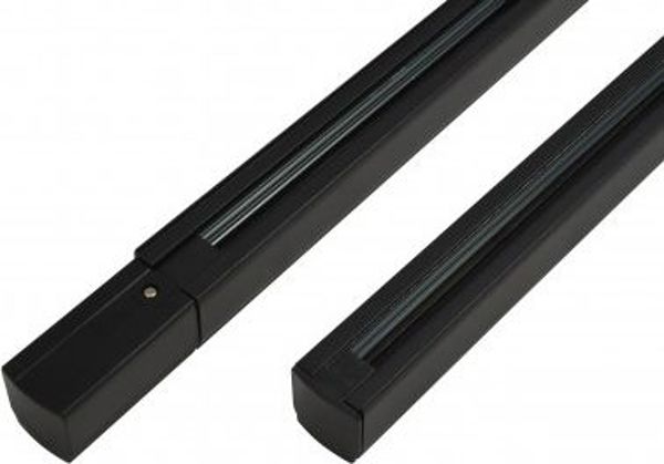 Azzardo Czarny szynoprzewod AZzardo szyna 3-fazowa TRACK SET 2M + END POWER+ END CAP BK AZ2992