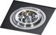 Azzardo Siro 1 AZ0769 GM2101BK Οροφιαίο χωνευτό φωτιστικό 1X50W AR111 μαύρο