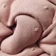BABY ONO 1671/01 Βαμβακερή Κουβέρτα με Φανελένια Επένδυση Ροζ