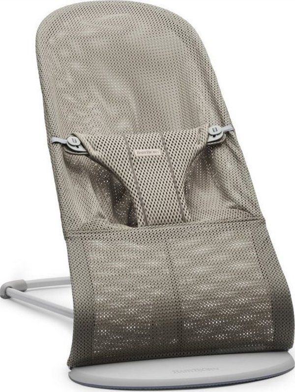 BabyBjorn BABYBJORN - ξαπλώστρα BLISS MESH - Γκρι Μπεζ