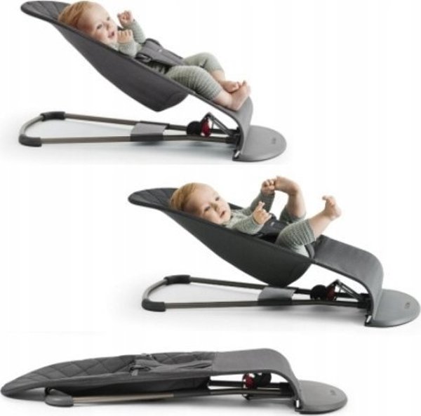 BabyBjorn BABYBJORN - ξαπλώστρα BLISS MESH - Γκρι Μπεζ