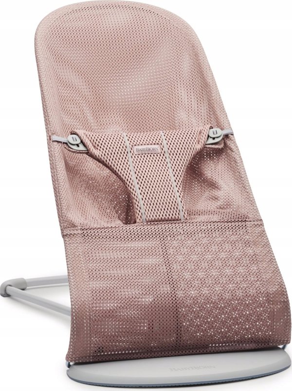 BabyBjorn BABYBJORN - ξαπλώστρα BLISS MESH - Σκούρο Ροζ