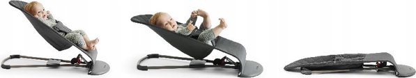 BabyBjorn BABYBJORN - ξαπλώστρα BLISS MESH - Σκούρο Ροζ