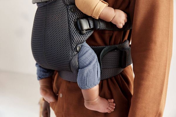 BabyBjorn BABYBJORN - μάρσιπος Harmony 3D Mesh, Ανθρακί