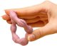 Οδοντογλυφίδα BabyOno 825/04 δαχτυλίδι από σιλικόνη, μπεζ
