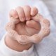 Οδοντογλυφίδα BabyOno 825/04 δαχτυλίδι από σιλικόνη, μπεζ