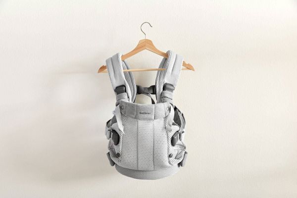 BabyBjorn BABYBJORN - μάρσιπος Harmony 3D Mesh, Ασημί