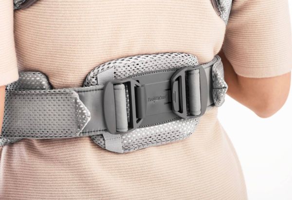 BabyBjorn BABYBJORN - μάρσιπος Harmony 3D Mesh, Ασημί
