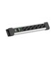 BACHMANN CONNECTUS 6xCEE7/3, 1xswitch 2.0m CEE7/7 szary