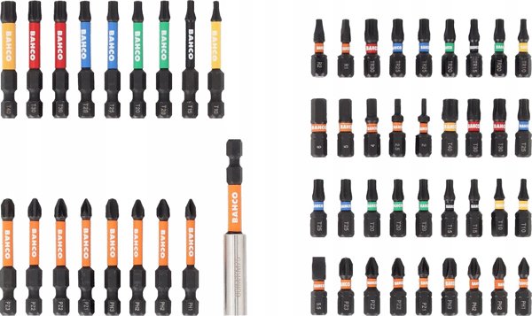 Bahco BAHCO IMPACT BITS SET 54pcs