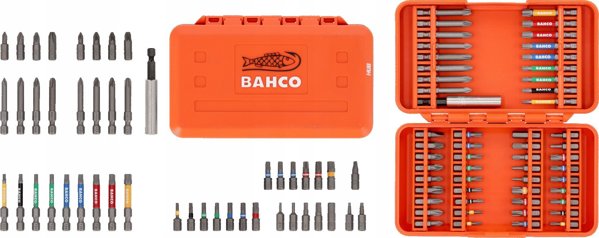 Bahco Σετ Μύτες Κατσαβιδιού 54 Τεμαχίων 1/4" 59/S54BC
