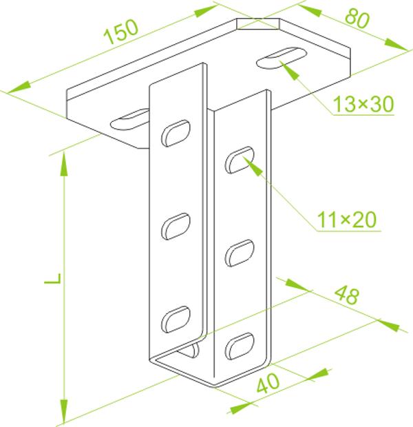 Baks Podstawa sufitowa PSC N - 751210