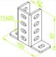 Baks Podstawa ceownika PVC 41mm 661307