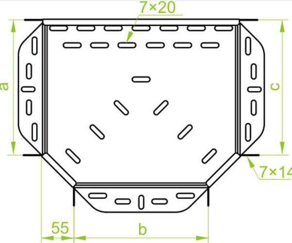 Baks Τρίοδος καλωδίων TKL100H42 100mm 142510