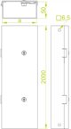 Baks Korytko kablowe 100x50mm KMPP100H50/2 810010 /2m/
