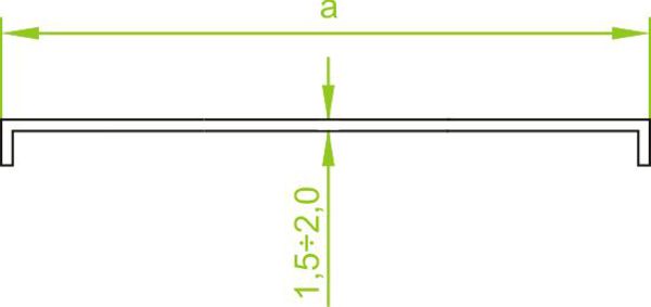 Baks Pokrywa trojnika dostawnego PTKZDP 100mm