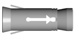 Baks Kotwa do stropow kanalowych KSKOM6 10mm