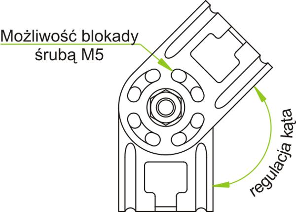 Baks Wieszak Przegubowy Preta WPPG 731400