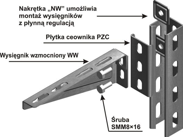 Baks Plytka ceownika PZC100 40x100mm