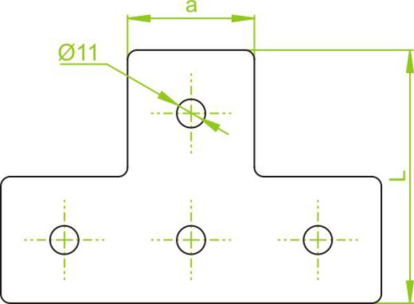 Baks Lacznik ceownika LCP8 (662800)