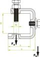Baks Zacisk ZC 50x41x8x30mm (752300)