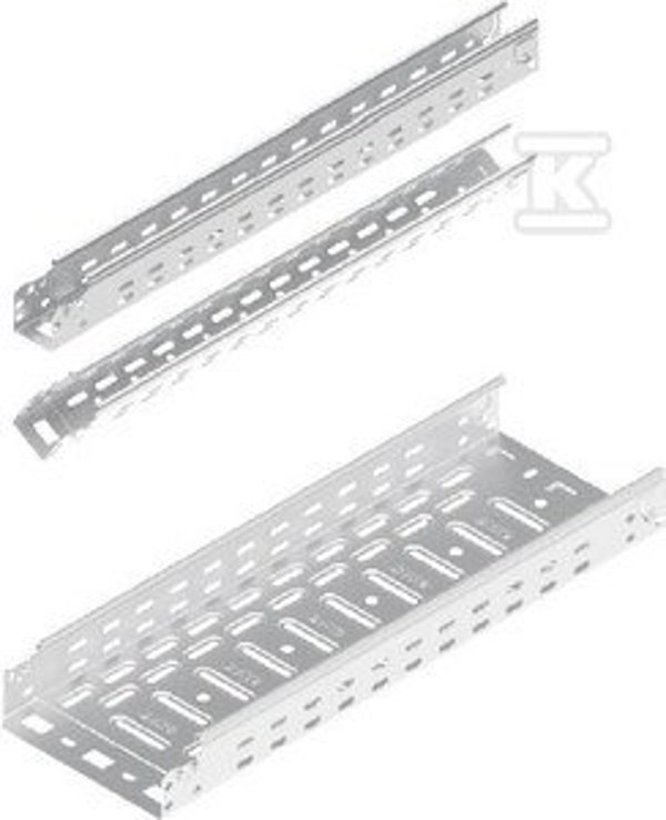 Baks Korytko kablowe perforowane 300x60mm 0,7mm KFL300H60/3 161823 /3m/