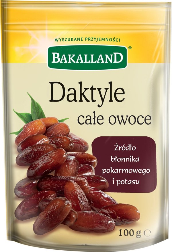 Bakalland Χουρμάδες ολόκληρα φρούτα, 100 γρ.