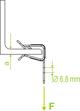 Baks Zacisk ZSU1 16/3 14-20mm χαλύβδινη ελαστική αλφαδιωμένη επιψευδαργυρωμένη - 797601