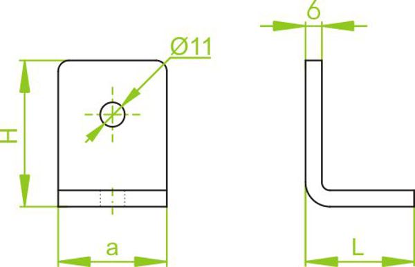 Baks Σύνδεσμος γωνιακός LCK1 (664100)