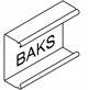 Baks Pokrywa korytka PKR100/3
