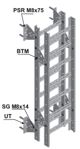 Baks Uchwyt Trojkatny UT 130mm 751600