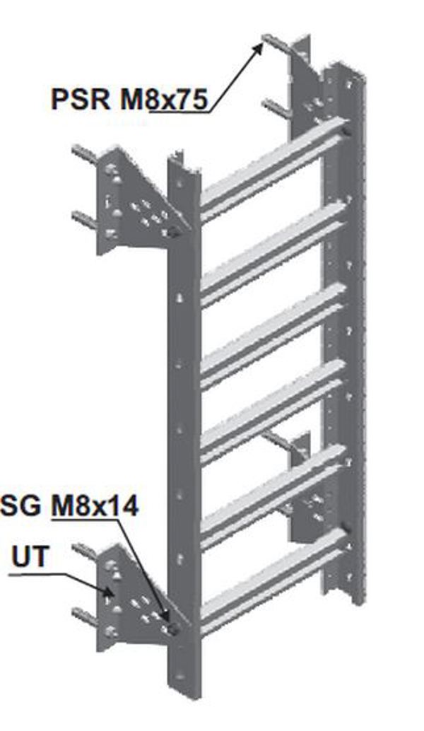 Baks Uchwyt Trojkatny UT 130mm 751600