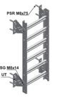 Baks Uchwyt Trojkatny UT 130mm 751600