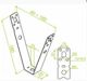 Baks Wieszak trapezowy WT180 M8 (730918)