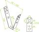 Baks Wieszak trapezowy WT120FI11 - 730712