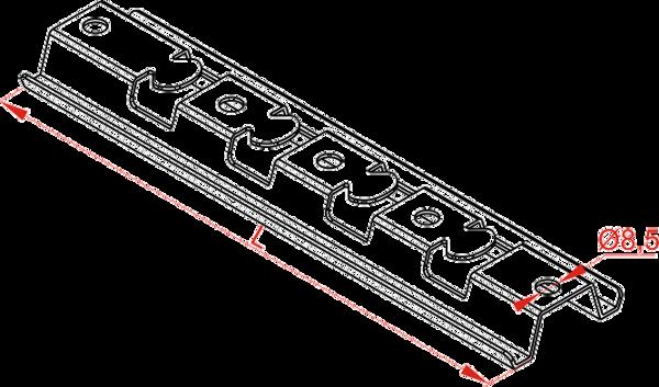 Baks Profil montazowy PMC/PMCO 450mm