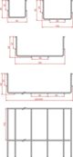 Baks Korytko siatkowe 500 x 60mm KDS/KDSO500H60/3 970150 3m (970150)