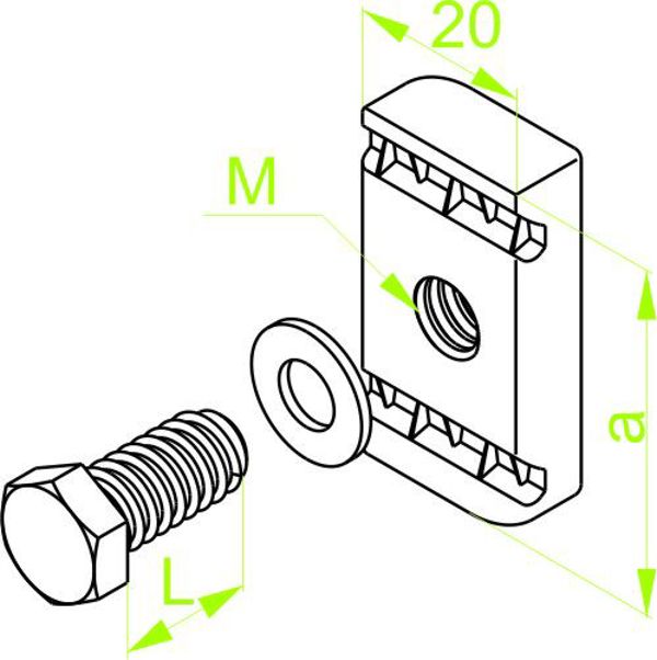 Baks Βίδα τύπου SR M10 x 30 (650651)