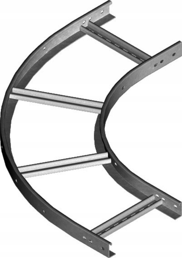 Baks Luk drabinki 90 stopni 400mm 60mm LDC400H60N
